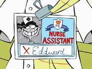 Edd's job as a nurse.