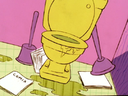 Ed's dirty toilet.