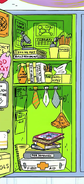 Edd's locker. Look closely and you will see 'Edd + May.'