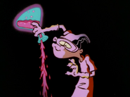 Edd creating an experimental soda.