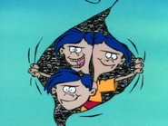 The Static behind a 3-headed Rolf.