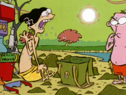 Double D forgot the sunscreen!