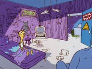 A view of Ed's room.