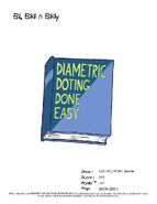 "Diametric Doting Done Easy" concept art.