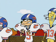 Edd in his football uniform.