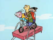 "Is everyone watching?" "Well, duh Eddy, this contraption only takes up half of the cul-de-sac."