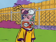 Eddy, after Ed smacked him with the pages of the comic.