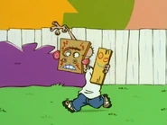 "I'm a monkey! Feed me a peanut! Feed me a banana!"