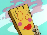 Plank after being experimented on.