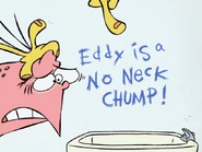 "Eddy is a no neck chump!"