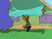 "CRUSH THE MONSTER!"