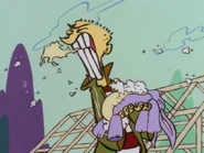 "What the heck's he doing?" "Embarrassing me to no end."