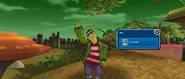 Ed at his post in FusionFall.