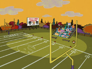 The football field