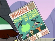 The Eds' on a tabloid in "That Darn Platypus."