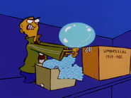 Ed finds some bubble wrap.