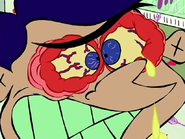 Rolf's eyes after douching them with lemon juice.