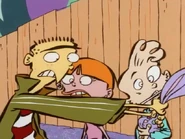 Ed steals the rabbit.