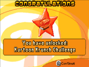 Unlocking the Kartoon Krunch Challenge Championship.