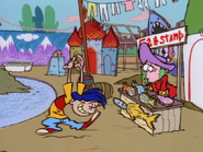 Rolf, Eddy, and the Fish Stand.