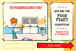 Jogo em flash de guerra de comida do Du, Dudu e Edu l Ed, Edd n Eddy in  Lunchroom Rumble 