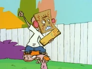 "You got a monkey on your head!"