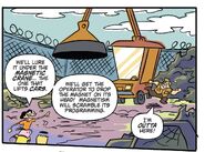 The crane operator in "Super Secret Crisis War!"