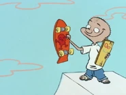 "Let's boogie, Plank!"