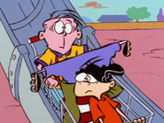 Edd is just hoping Ed doesn't wet himself in this position.