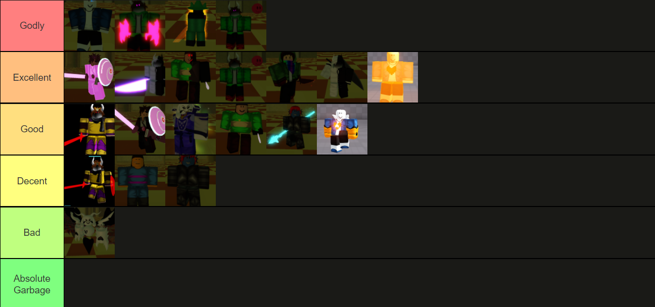 I took the soulshatters tier list link | Fandom