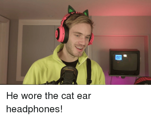 pewdiepie headset with ears