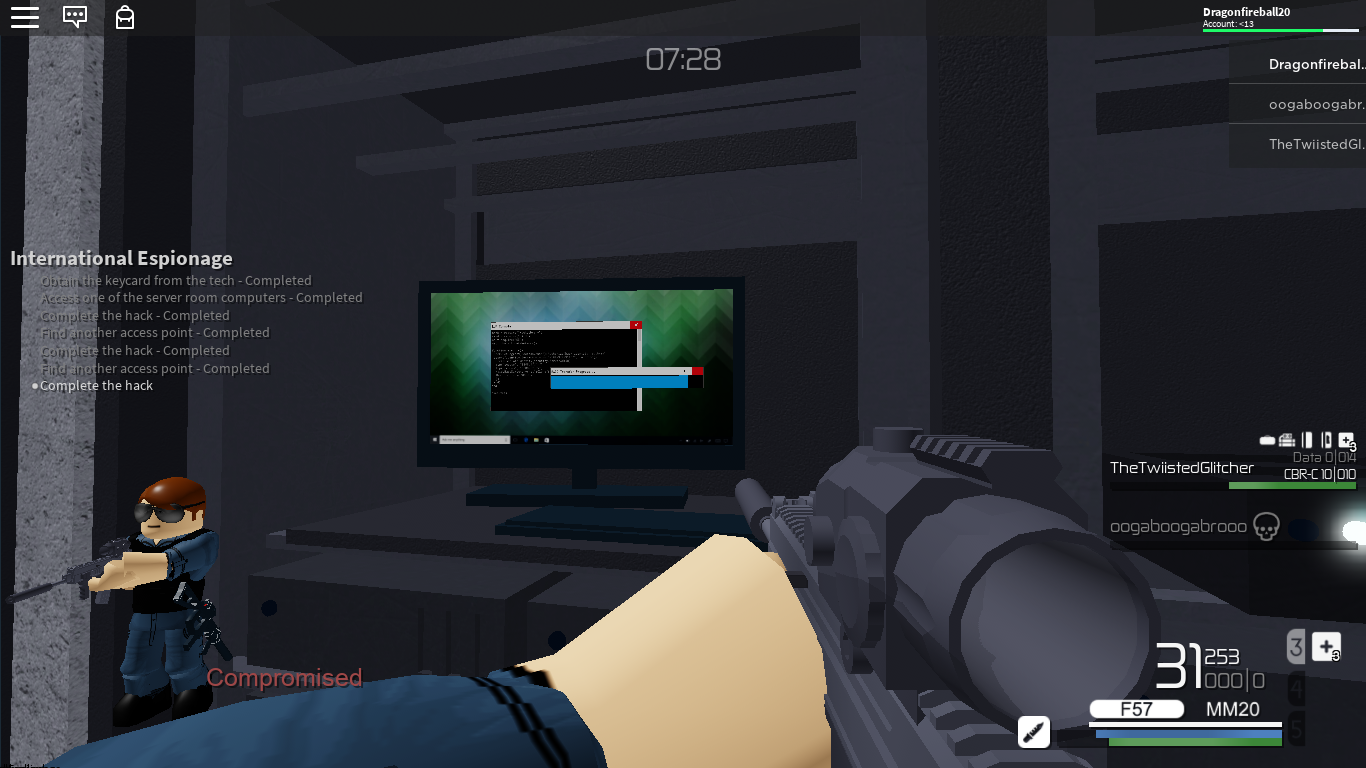Why Do Guns Sometimes Say Data Fandom - roblox entry point the scrs stealth