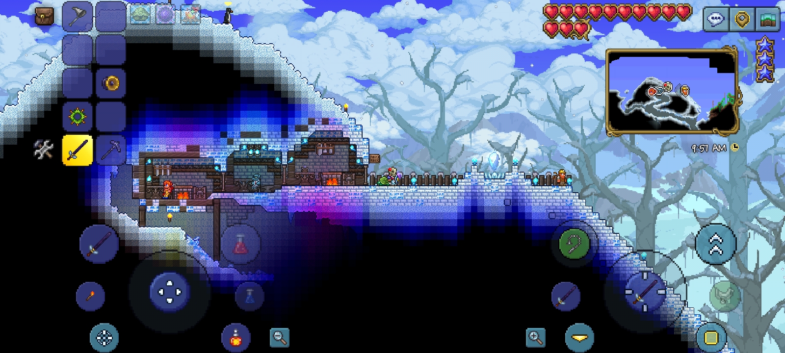 Terraria snow theme фото 36