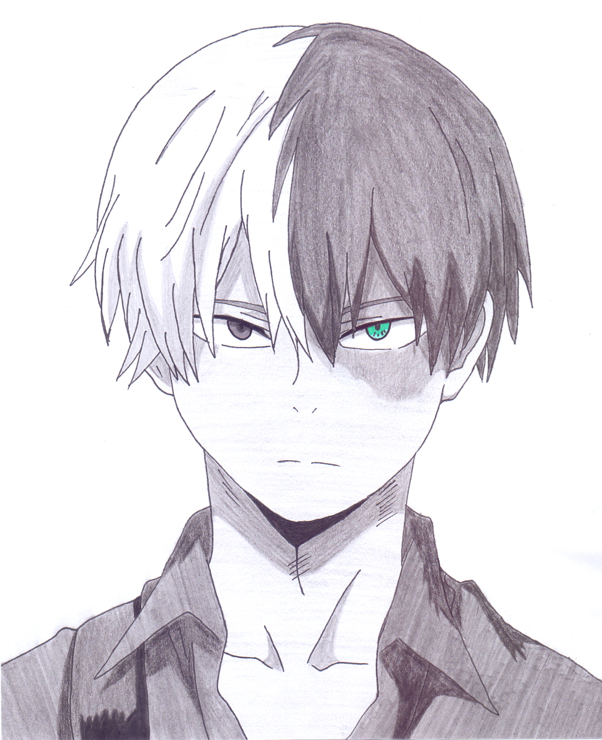 Más Nuevo Para My Hero Academia Shoto Todoroki Drawing Easy - Frank and