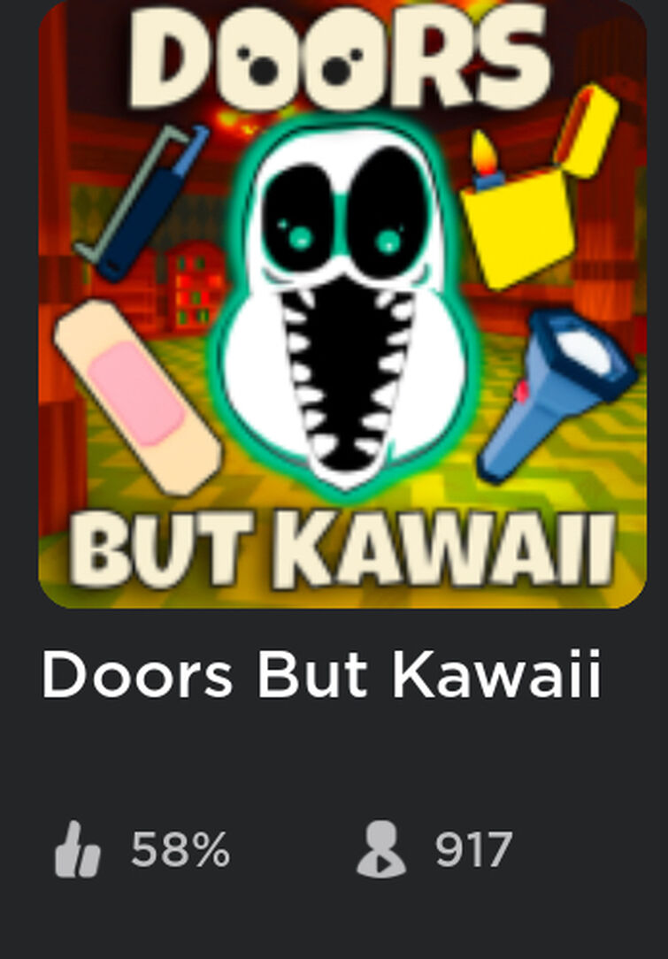 Drawing-Roblox DOORS Monsters but Kawaii / Kawaii Versions of