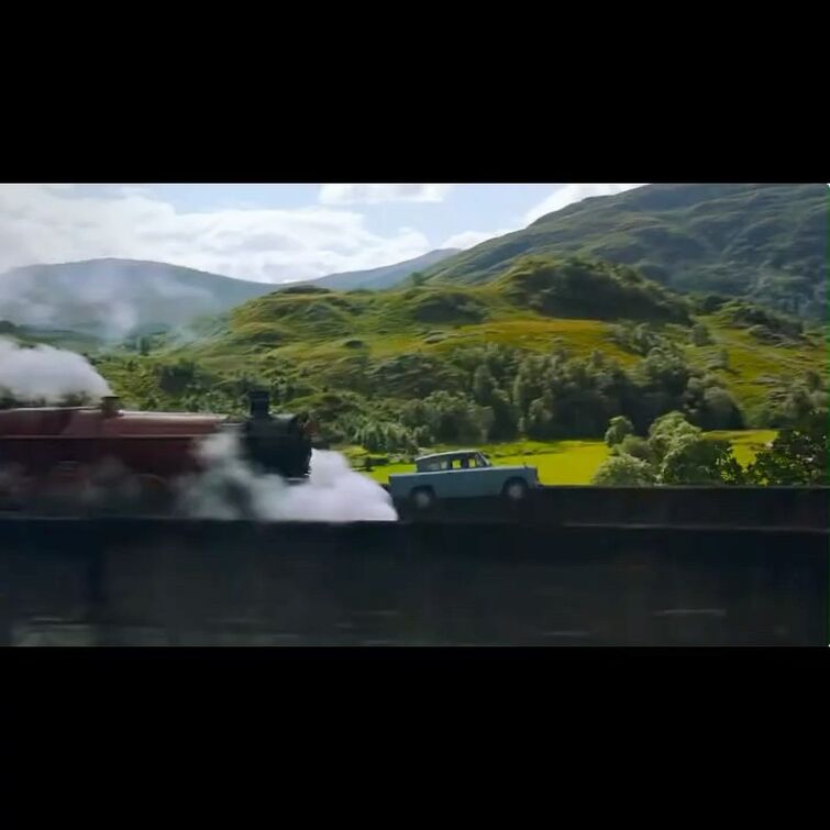Chamber of Secrets Movie with Game Music - Flying Car