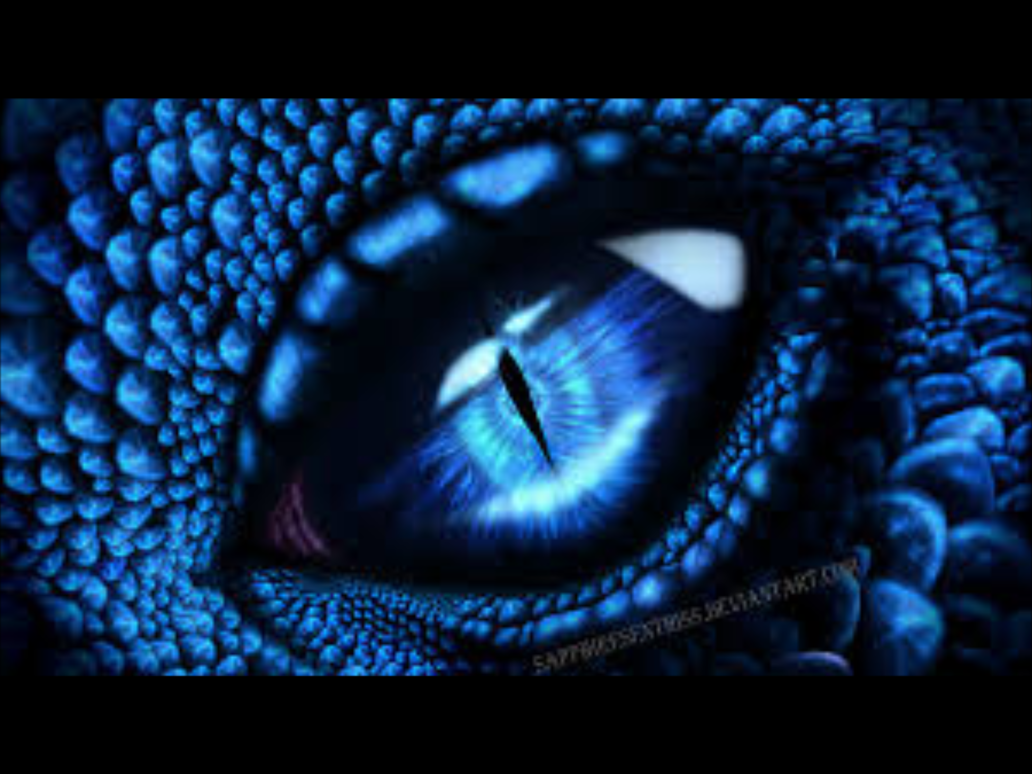 Красивый глаз дракона
