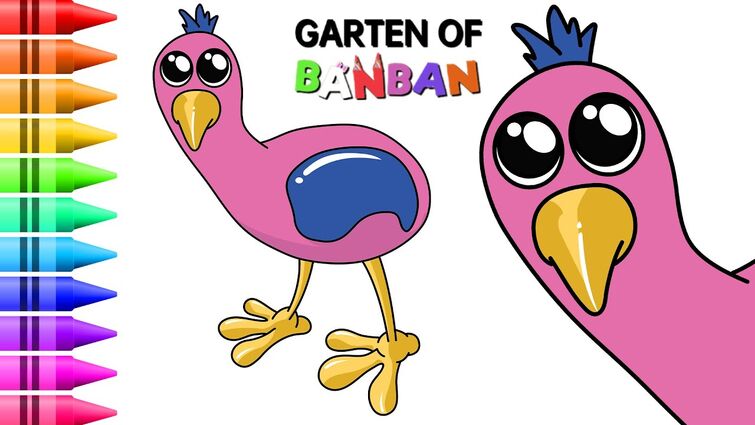 How To Draw Opila Bird  Garten of Banban 