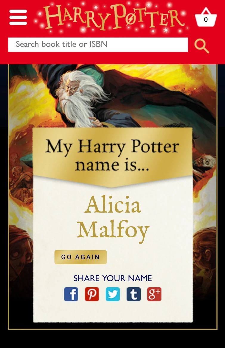 What Is Your Harry Potter Name Fandom