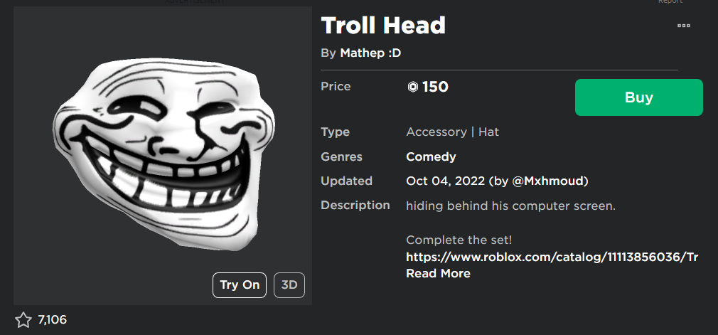 Trollface  Roblox, face, text png