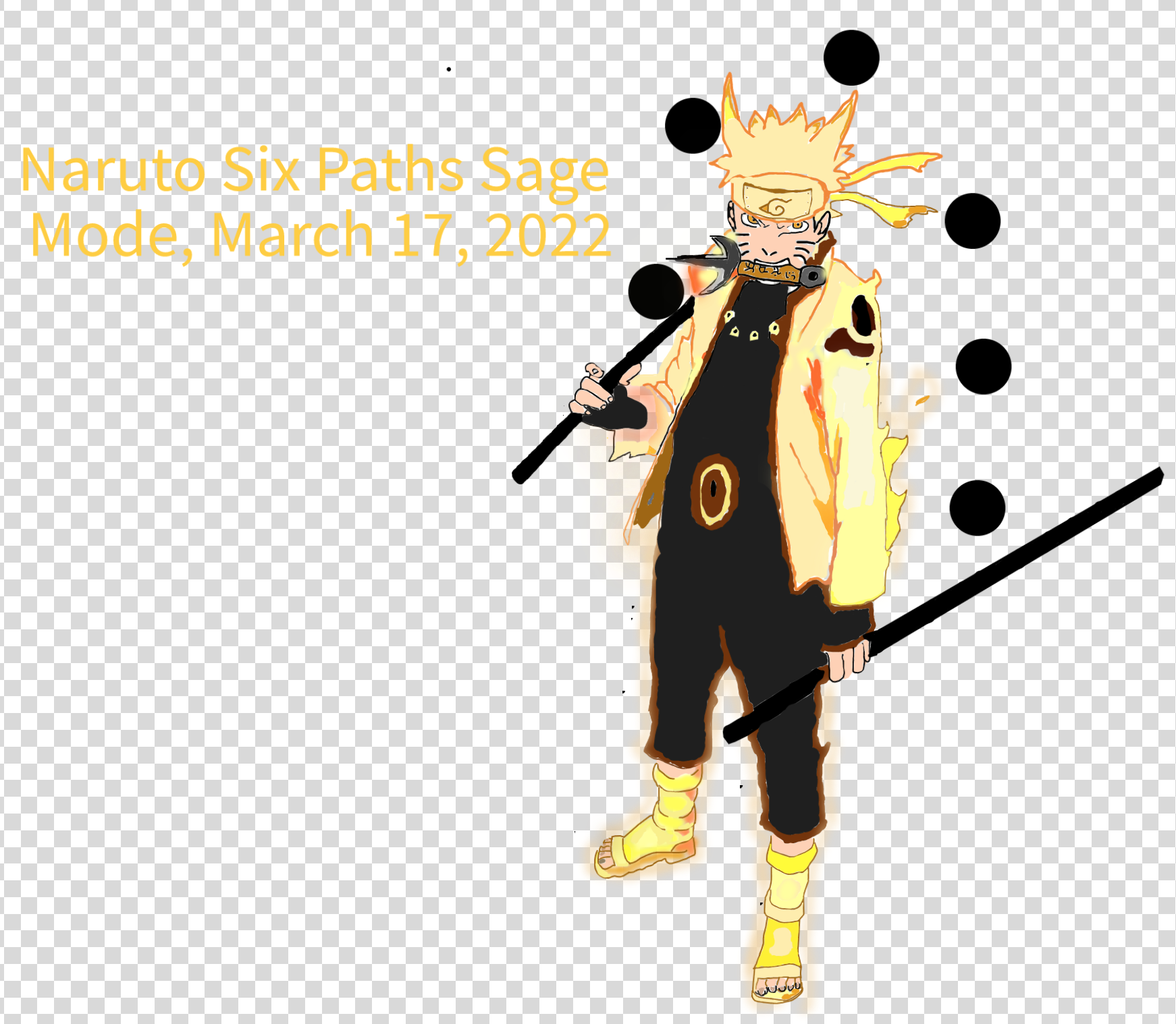 How to draw Naruto Sage Mode full body - Naruto Shippuden