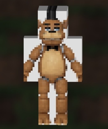 Cursed Freddy Fazbear Minecraft Skin