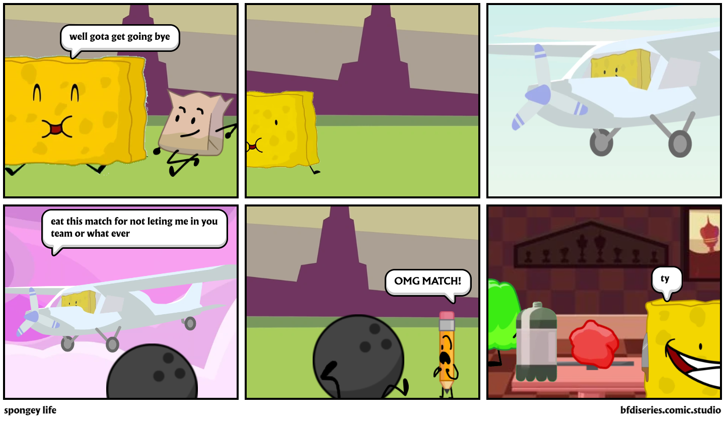 BFDI inspired series - Comic Studio