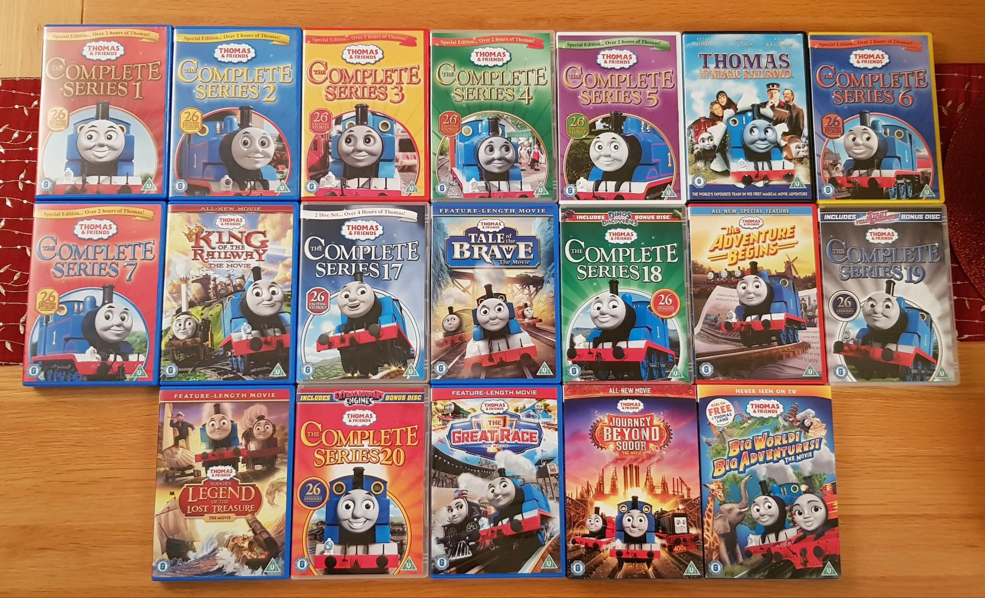 My Thomas DVD Collection