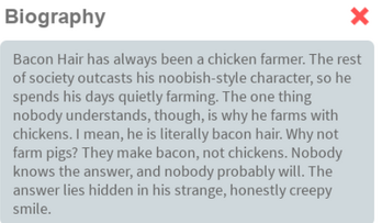 Bacon Hair Egg Farm Simulator Rblx Wiki Fandom - bacon hair simulator roblox