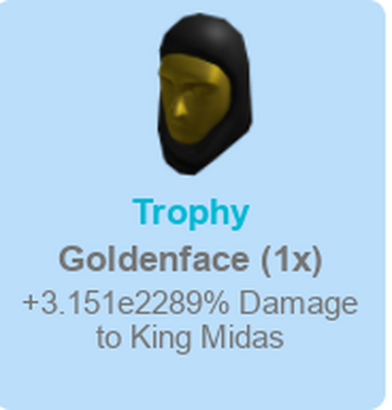 King Midas, The Touch Of Gold - Roblox