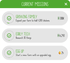 Mission sheet