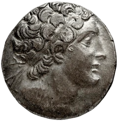 Tetradrachm depicting Ptolemy XI