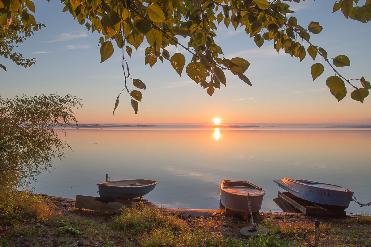 Фотосессия лодка озеро Пенза