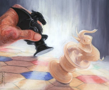 Drache schlägt Elefanten (von A.L